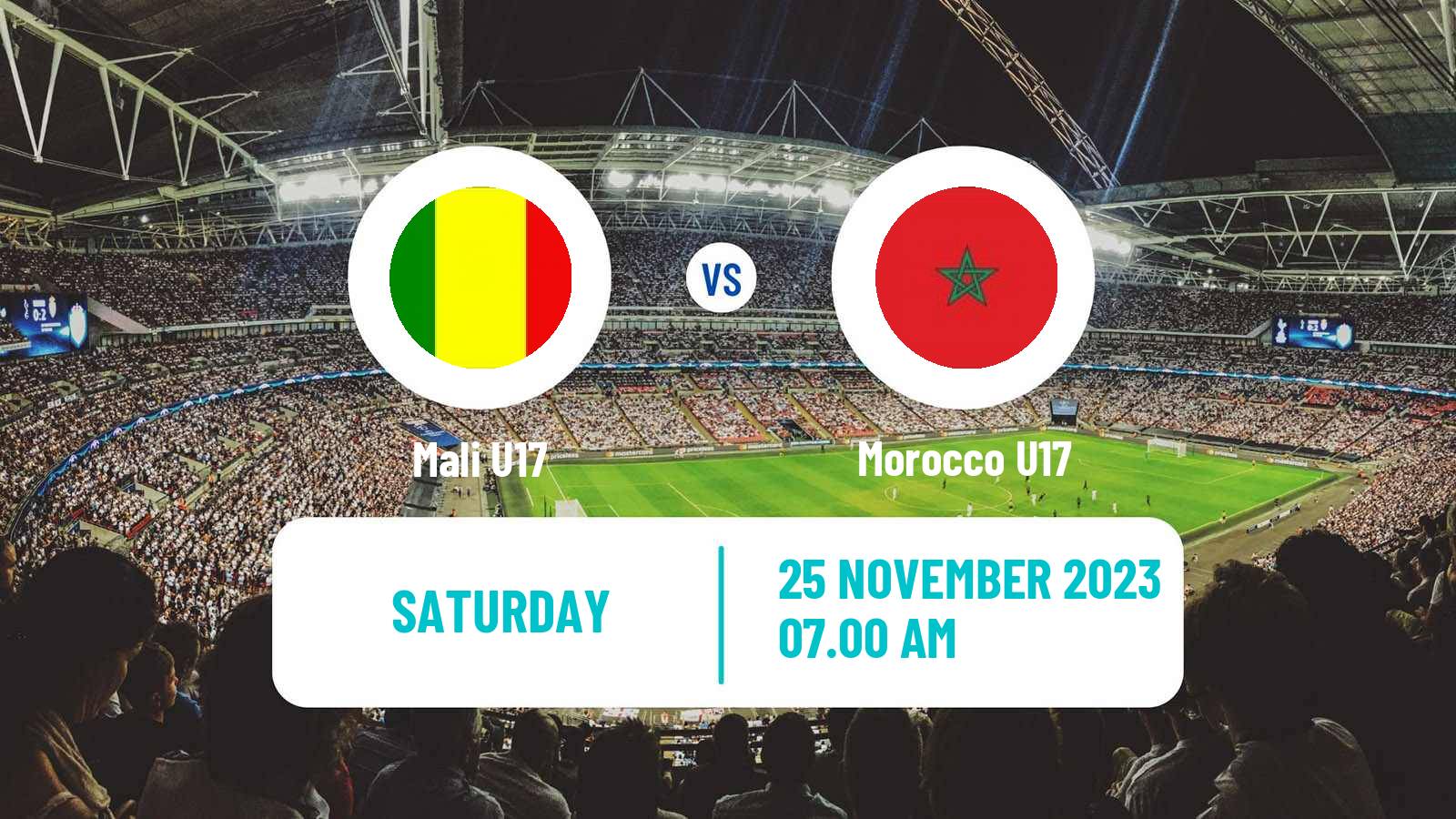 Soccer FIFA World Cup U17 Mali U17 - Morocco U17