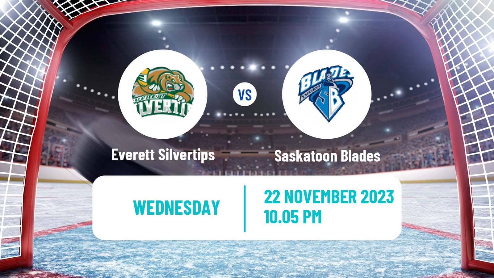 Hockey WHL Everett Silvertips - Saskatoon Blades