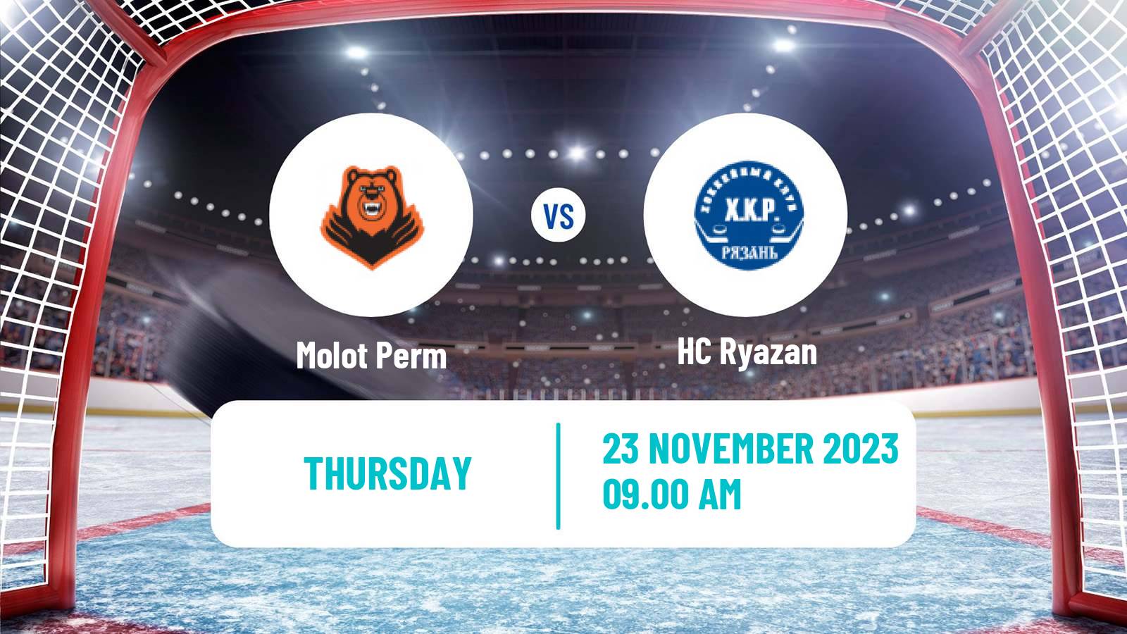 Hockey VHL Molot Perm - Ryazan