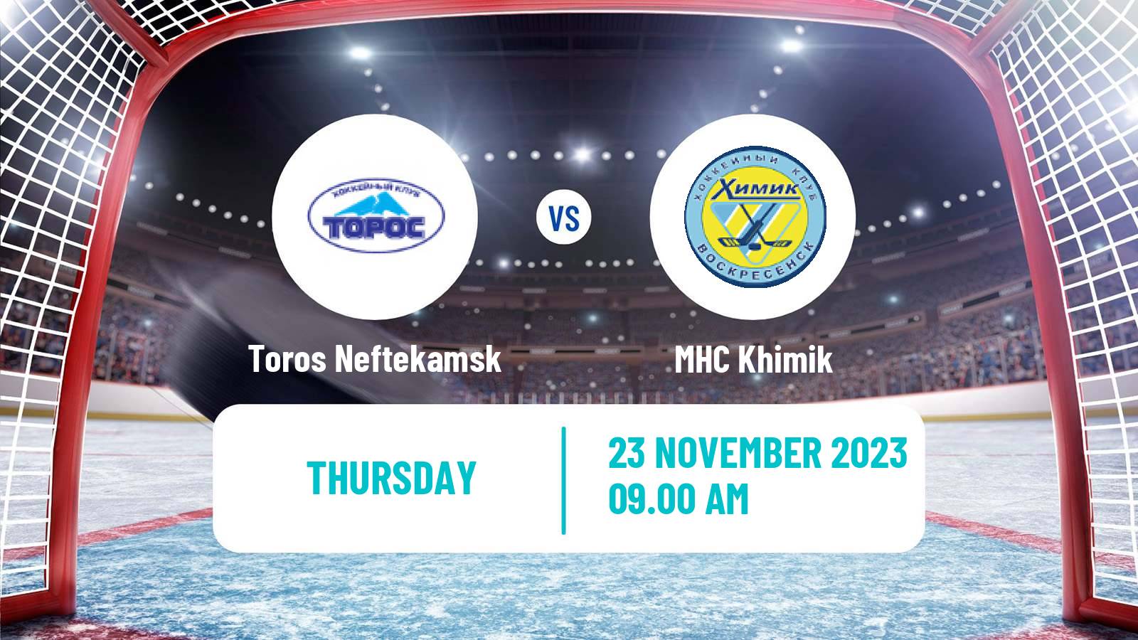 Hockey VHL Toros Neftekamsk - Khimik