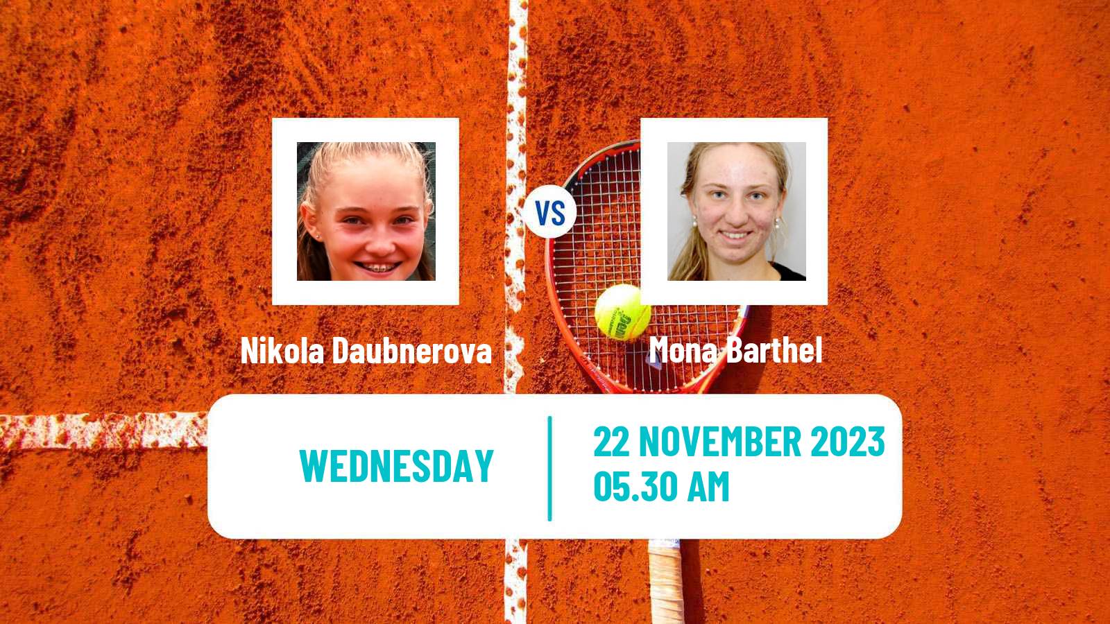 Tennis ITF W25 Ortisei Women Nikola Daubnerova - Mona Barthel