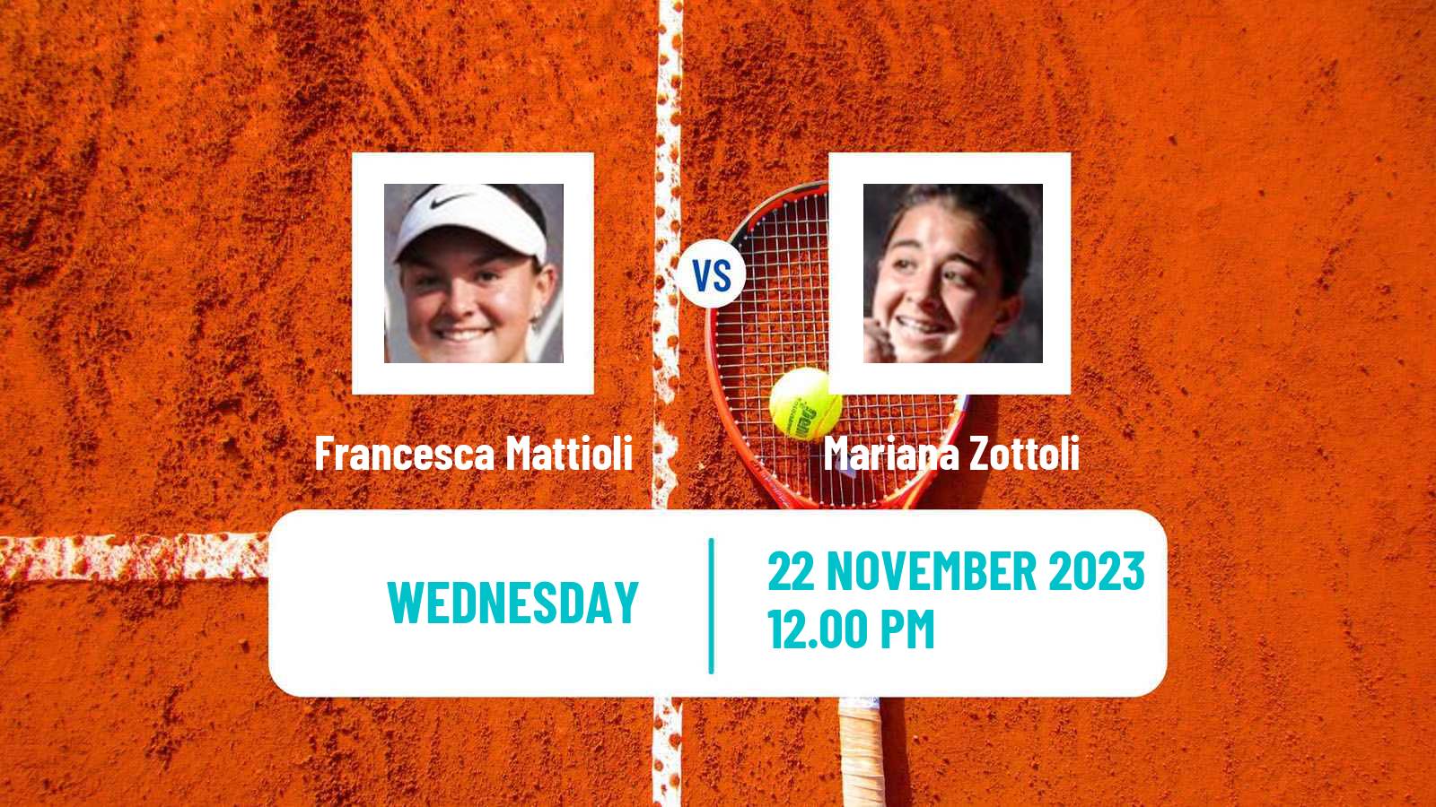 Tennis ITF W15 Cordoba Women Francesca Mattioli - Mariana Zottoli