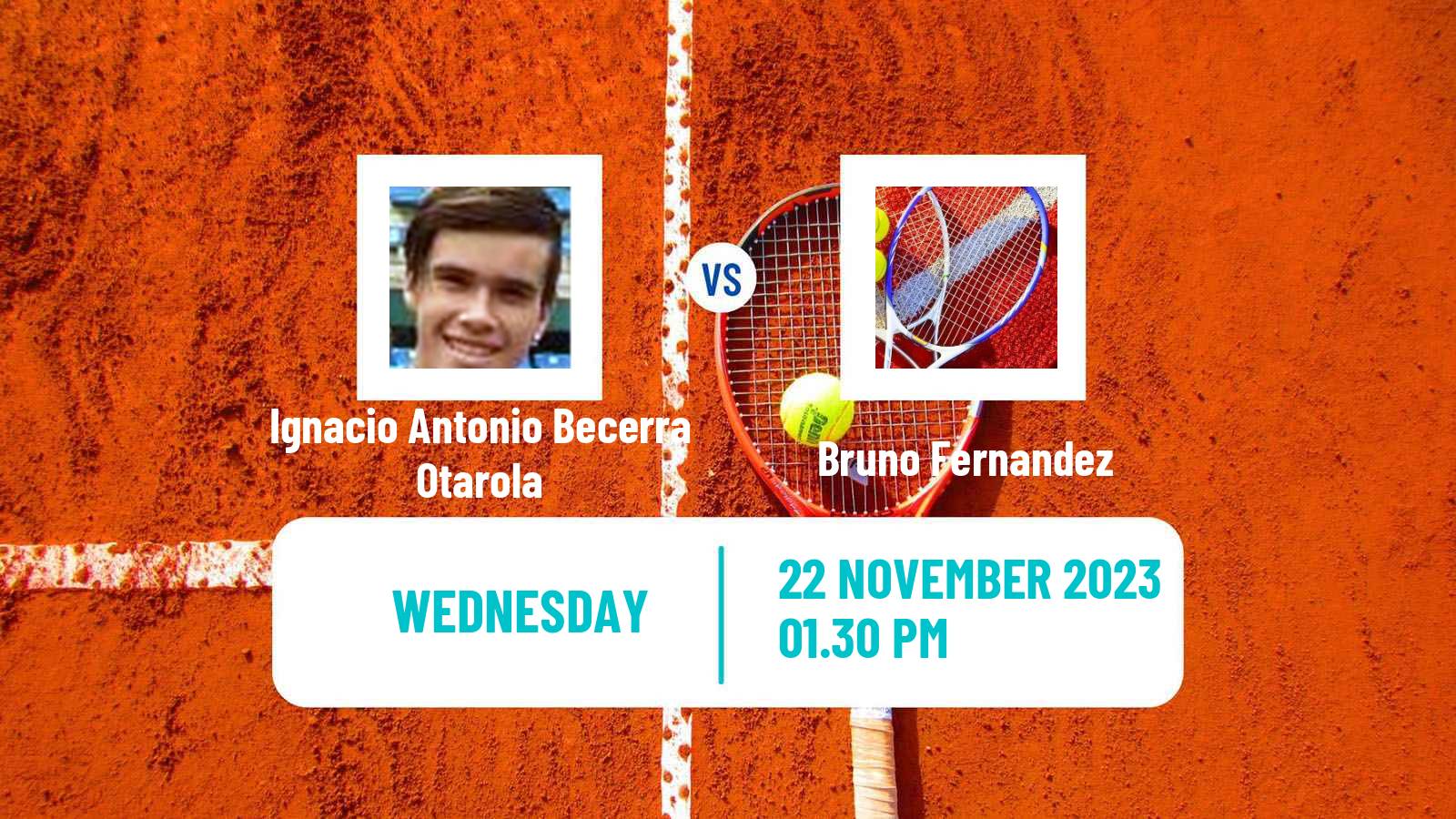 Tennis ITF M15 Santa Cruz Men Ignacio Antonio Becerra Otarola - Bruno Fernandez