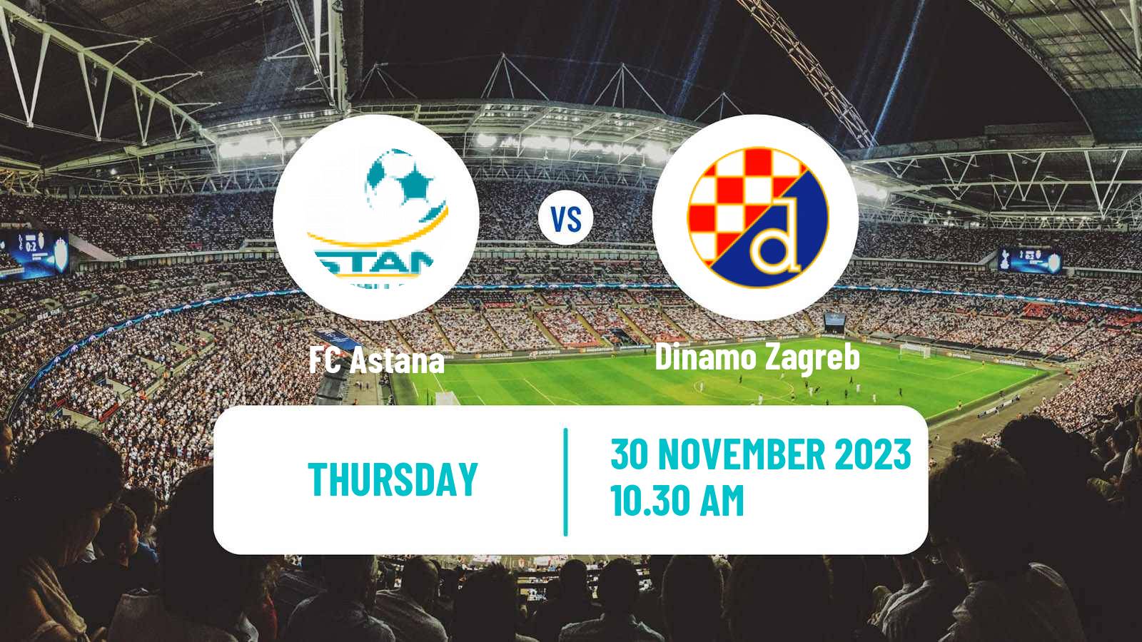 Soccer UEFA Europa Conference League Astana - Dinamo Zagreb