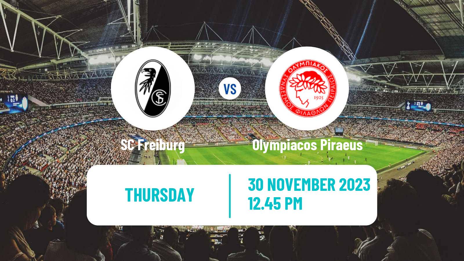 Soccer UEFA Europa League Freiburg - Olympiacos Piraeus