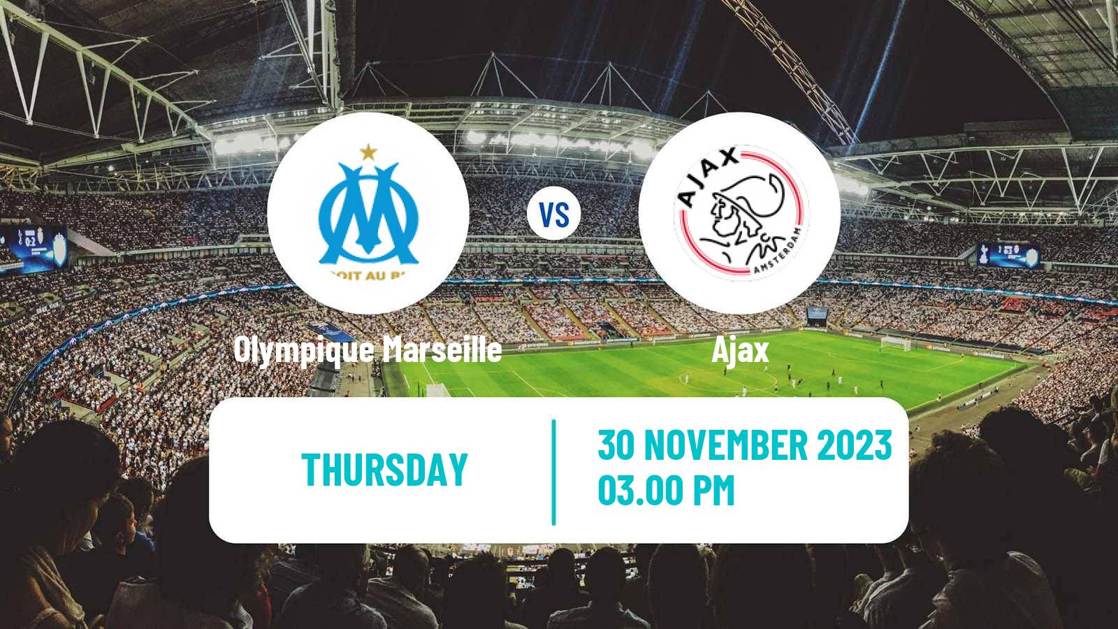 Soccer UEFA Europa League Olympique Marseille - Ajax