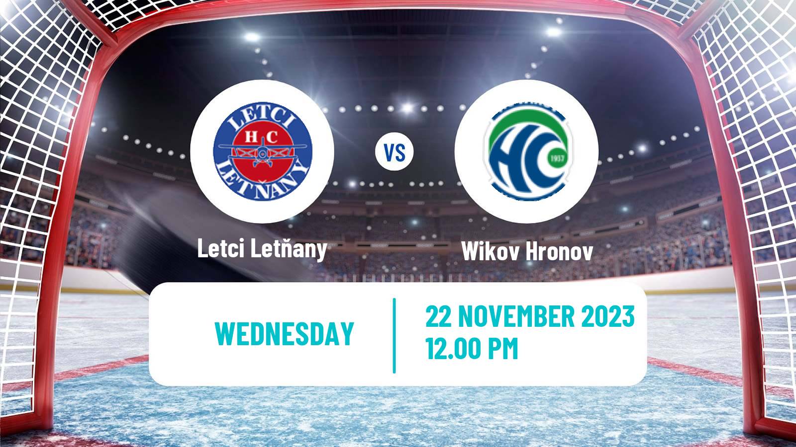 Hockey Czech 2 Liga Hockey West Letci Letňany - Wikov Hronov