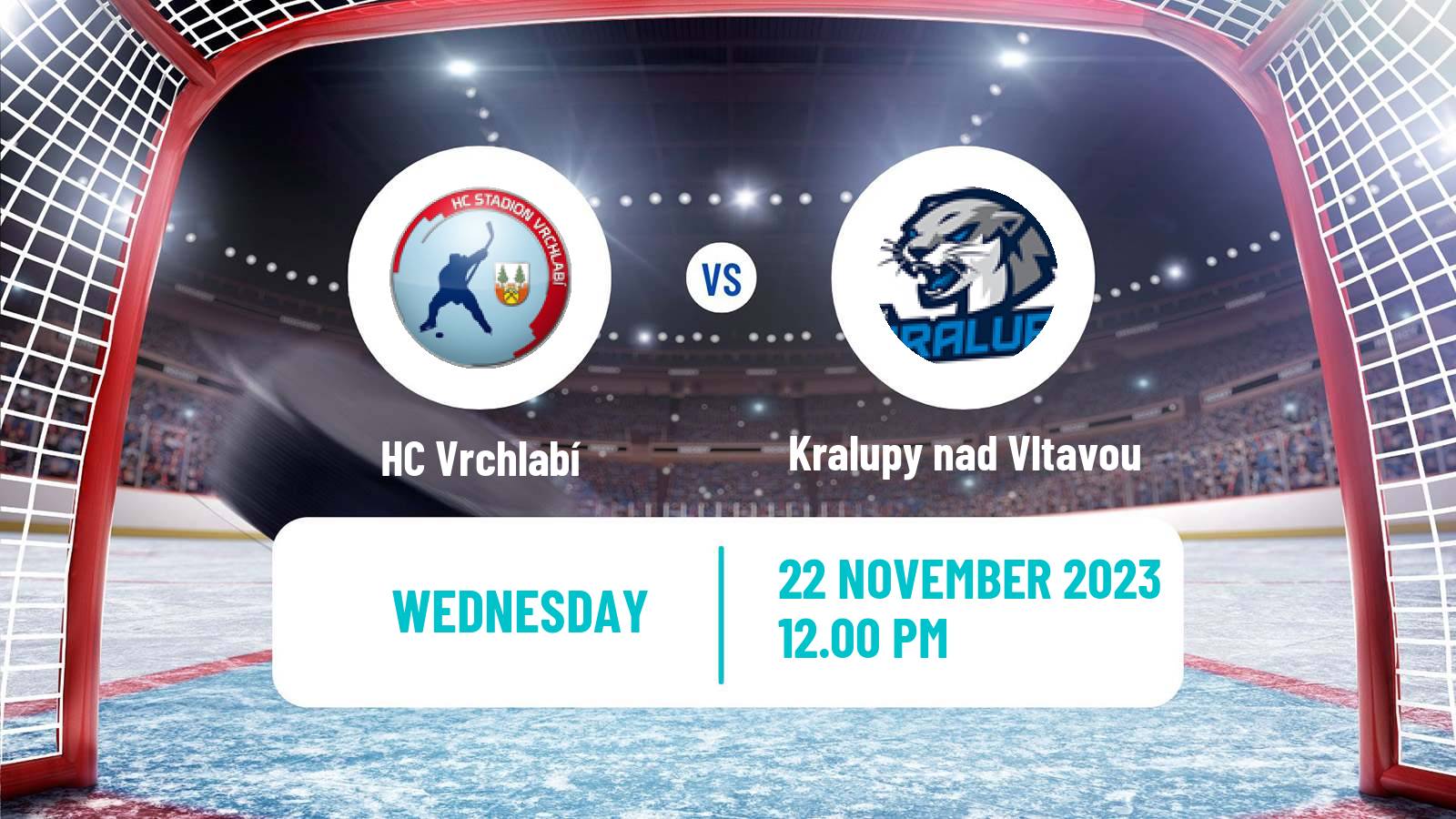 Hockey Czech 2 Liga Hockey West Vrchlabí - Kralupy nad Vltavou