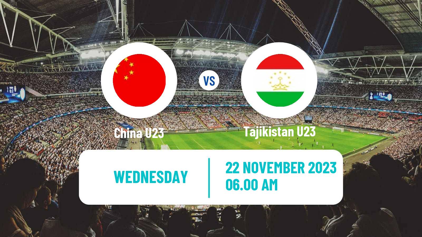 Soccer Friendly China U23 - Tajikistan U23