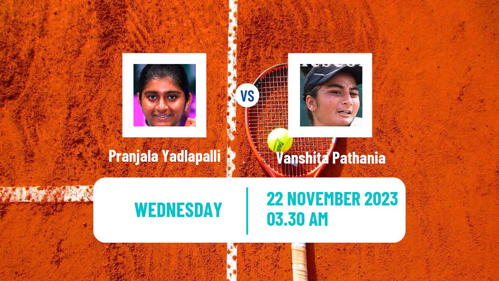 Tennis ITF W25 Bengaluru 2 Women Pranjala Yadlapalli - Vanshita Pathania