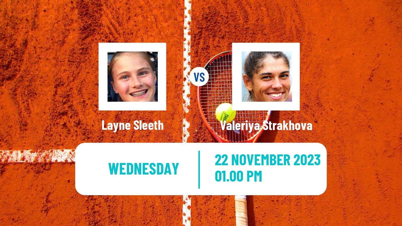 Tennis ITF W40 Guadalajara Women Layne Sleeth - Valeriya Strakhova