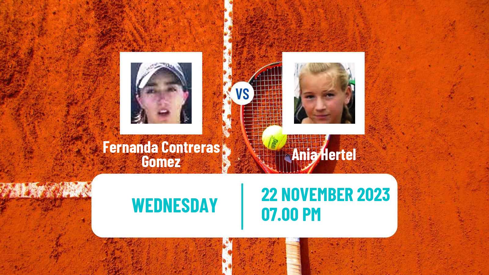 Tennis ITF W40 Guadalajara Women Fernanda Contreras Gomez - Ania Hertel