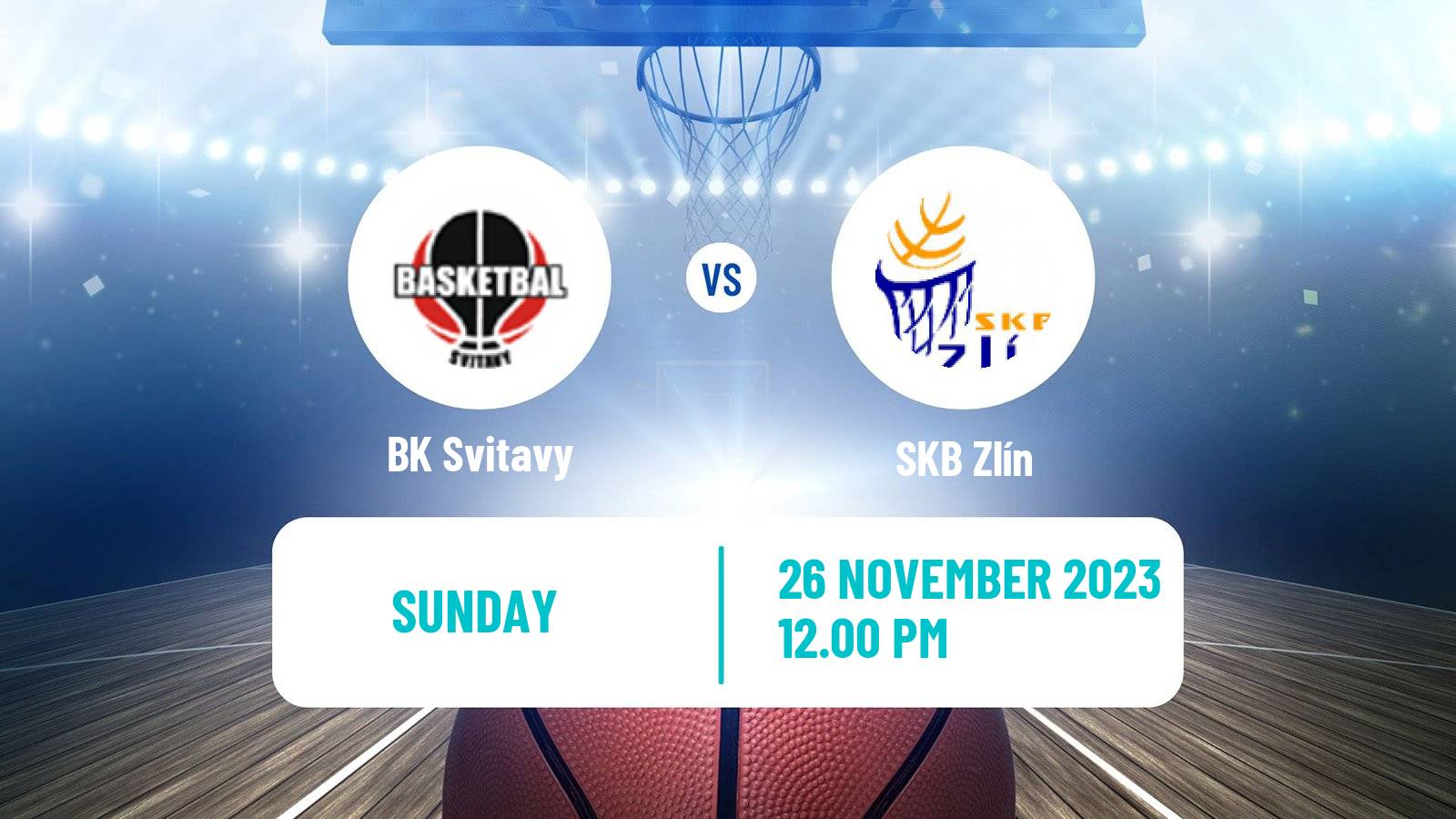 Basketball Czech 1 Liga Basketball Svitavy - SKB Zlín