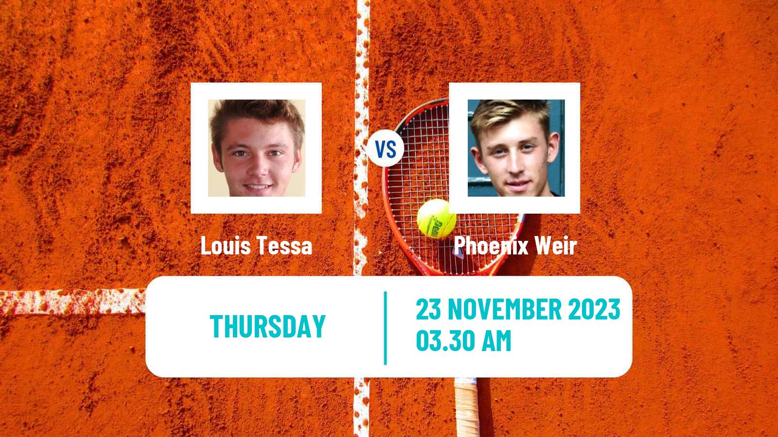 Tennis ITF M15 Monastir 47 Men Louis Tessa - Phoenix Weir