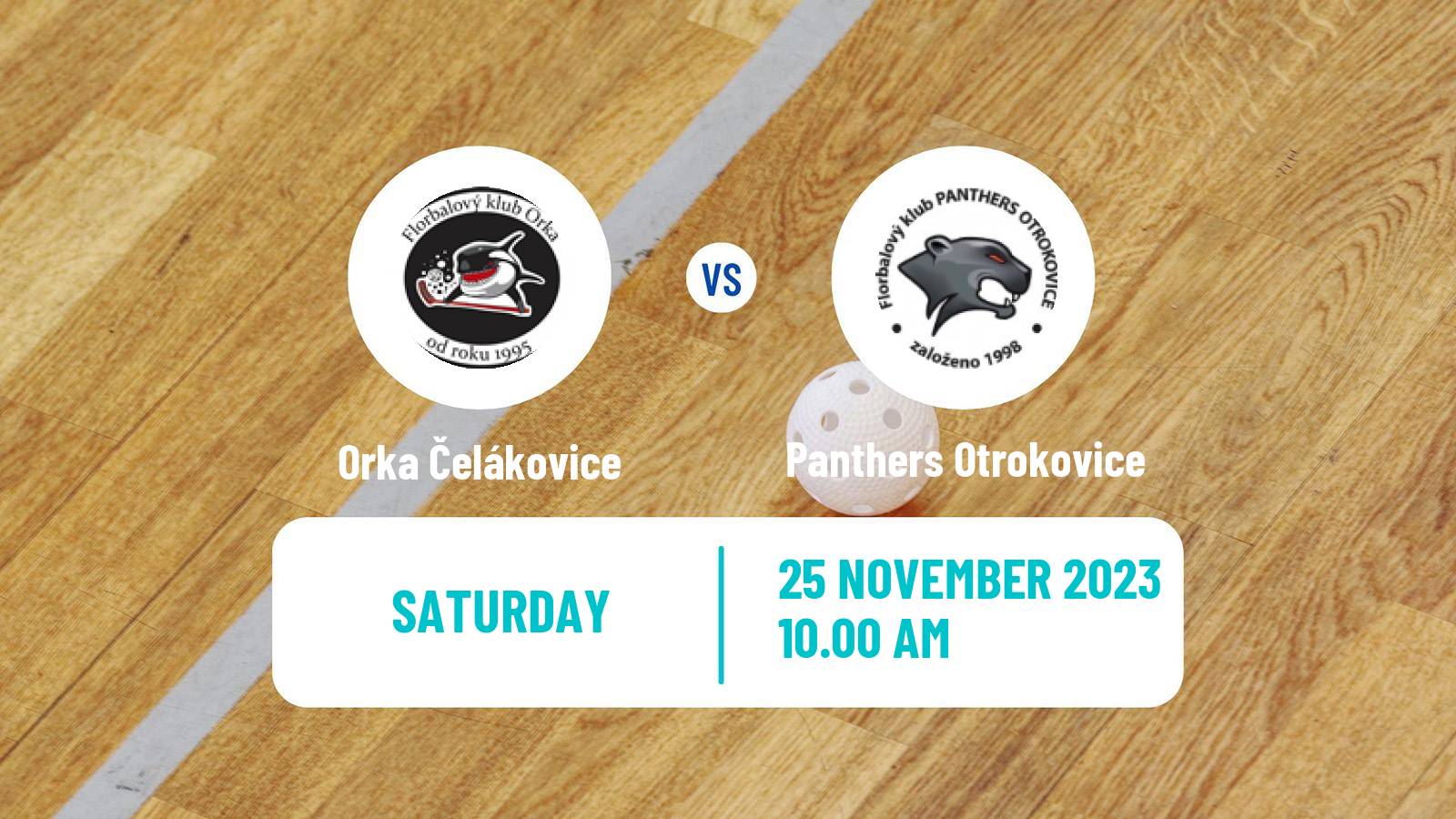 Floorball Czech 1 Liga Floorball Orka Čelákovice - Panthers Otrokovice