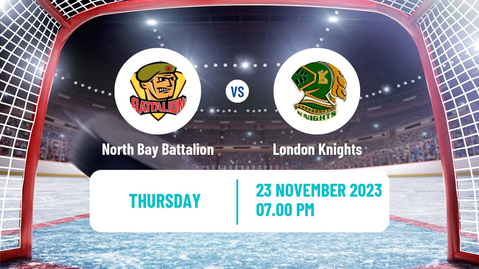 Hockey OHL North Bay Battalion - London Knights