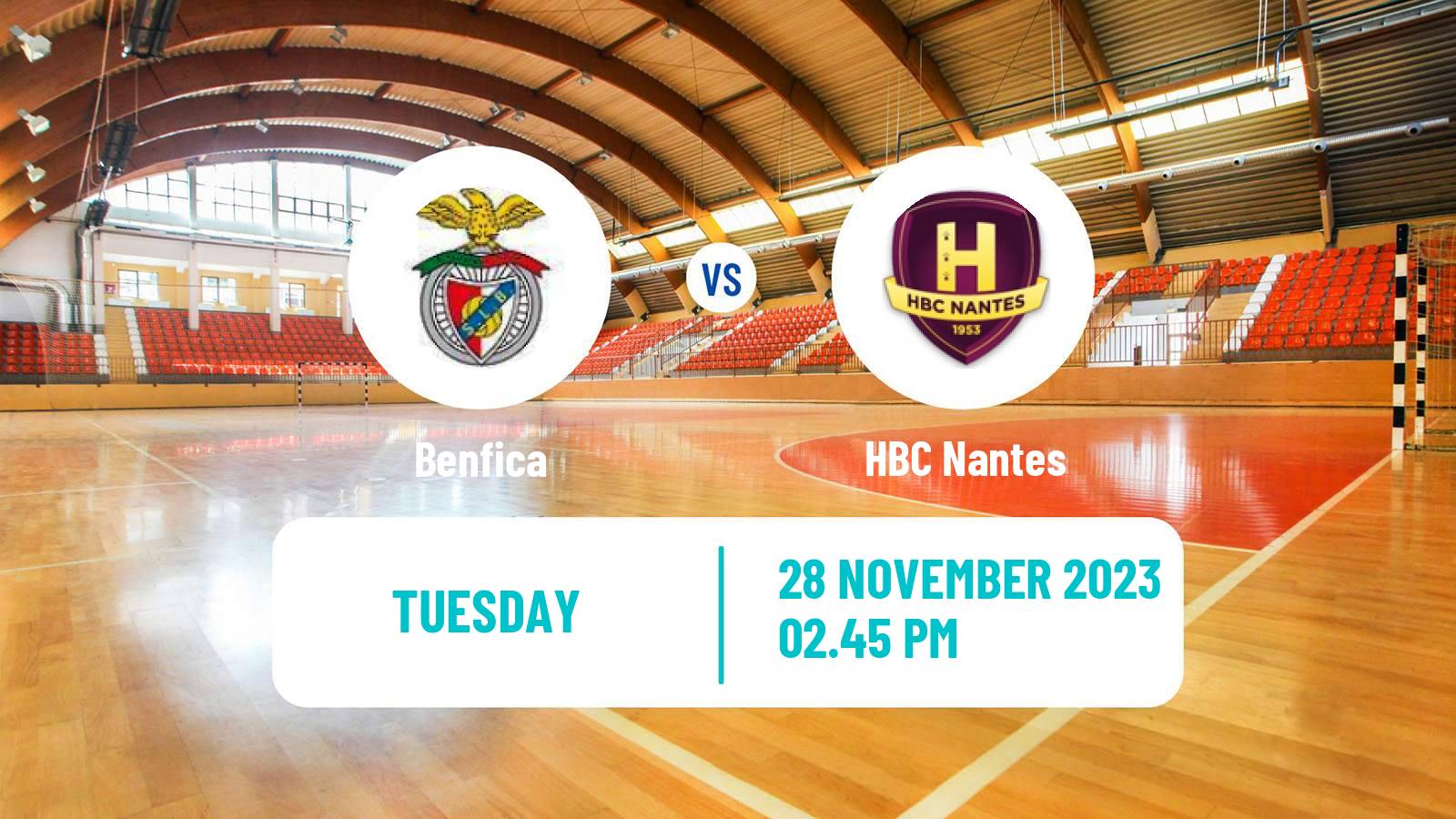 Handball EHF European League Benfica - HBC Nantes