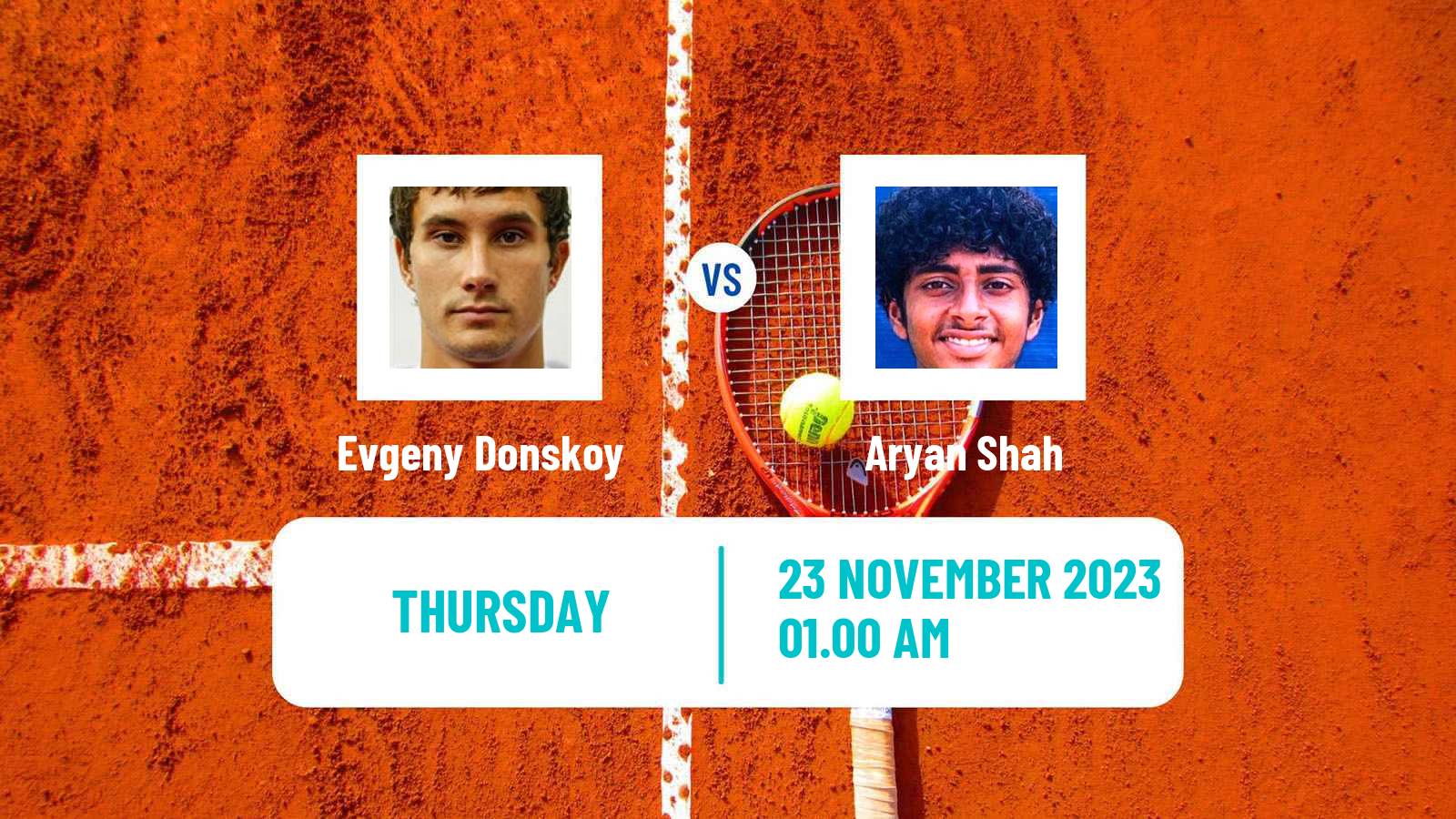 Tennis ITF M25 Mumbai Men Evgeny Donskoy - Aryan Shah