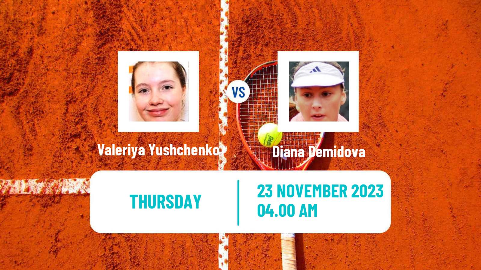 Tennis ITF W15 Antalya 19 Women Valeriya Yushchenko - Diana Demidova