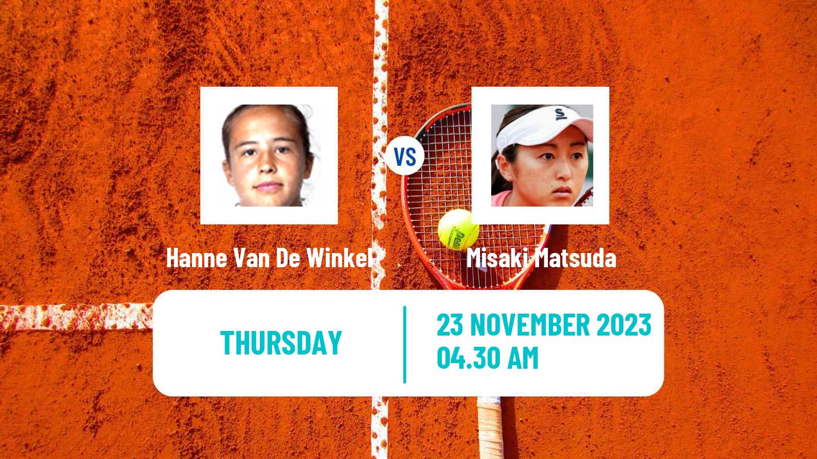 Tennis ITF W25 Limassol Women Hanne Van De Winkel - Misaki Matsuda