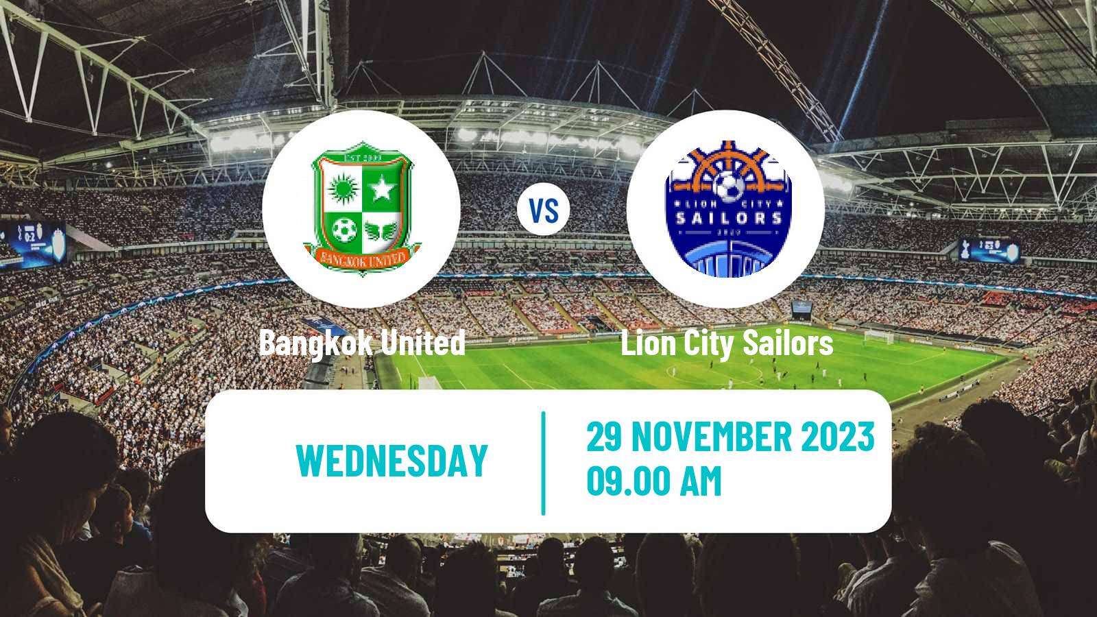 Soccer AFC Champions League Bangkok United - Lion City Sailors