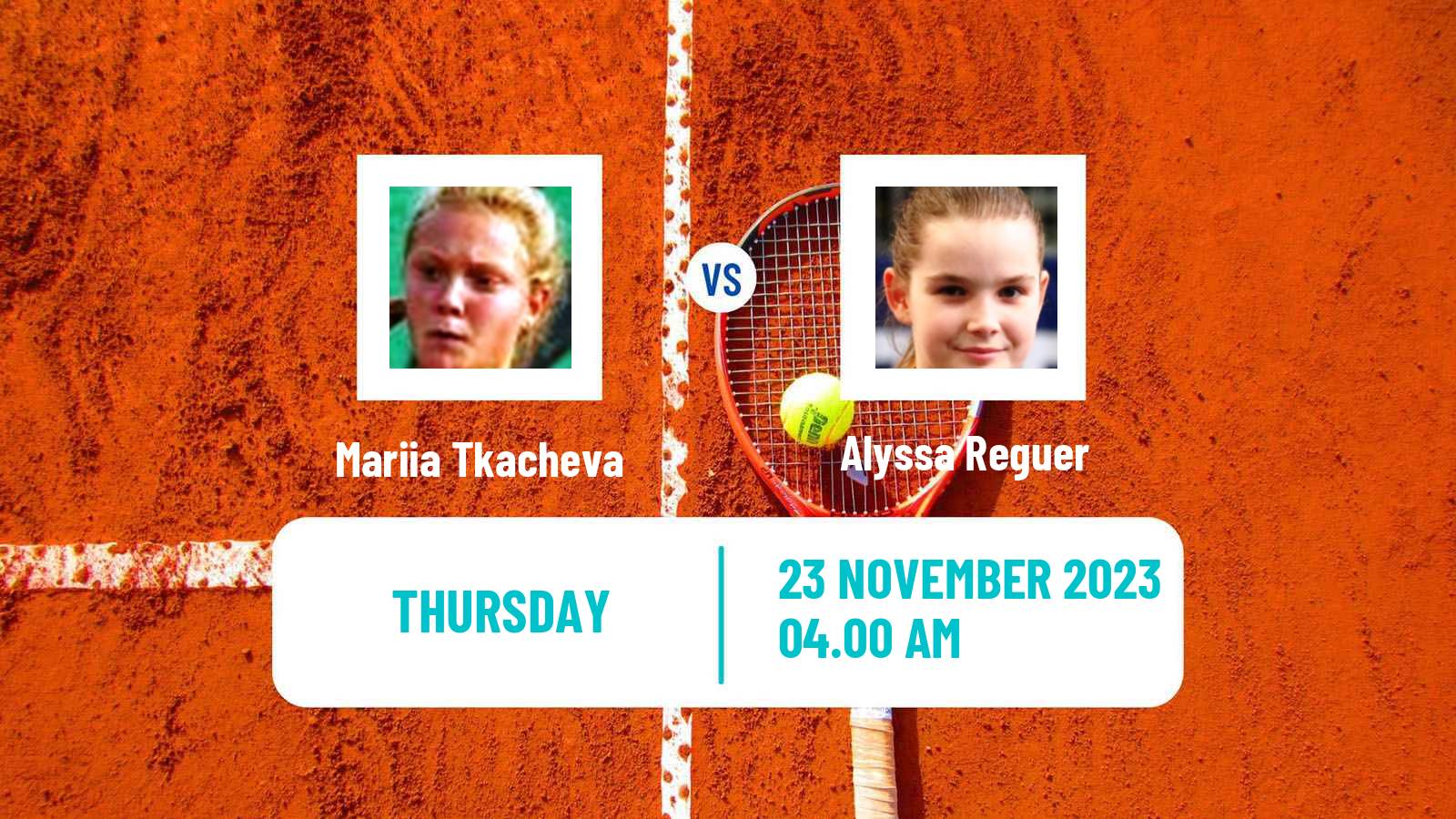 Tennis ITF W15 Sharm Elsheikh 19 Women Mariia Tkacheva - Alyssa Reguer