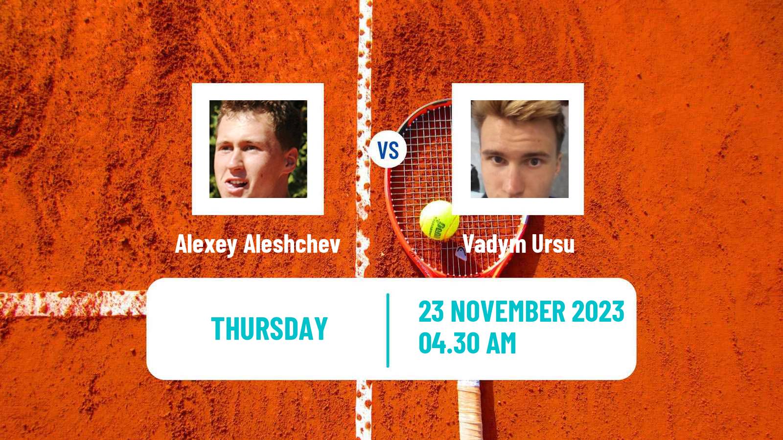 Tennis ITF M15 Sharm Elsheikh 17 Men Alexey Aleshchev - Vadym Ursu