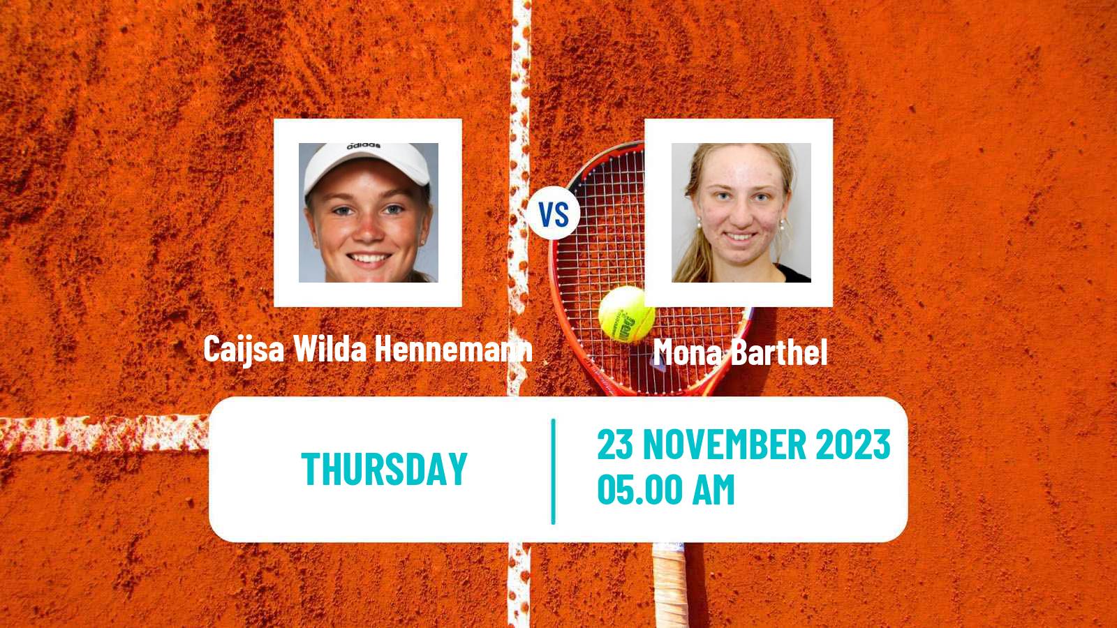 Tennis ITF W25 Ortisei Women Caijsa Wilda Hennemann - Mona Barthel