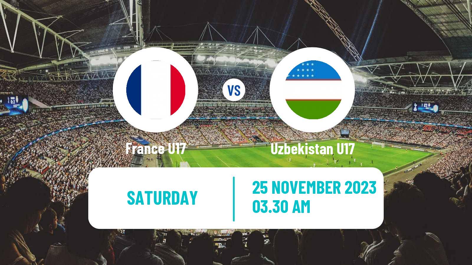 Soccer FIFA World Cup U17 France U17 - Uzbekistan U17