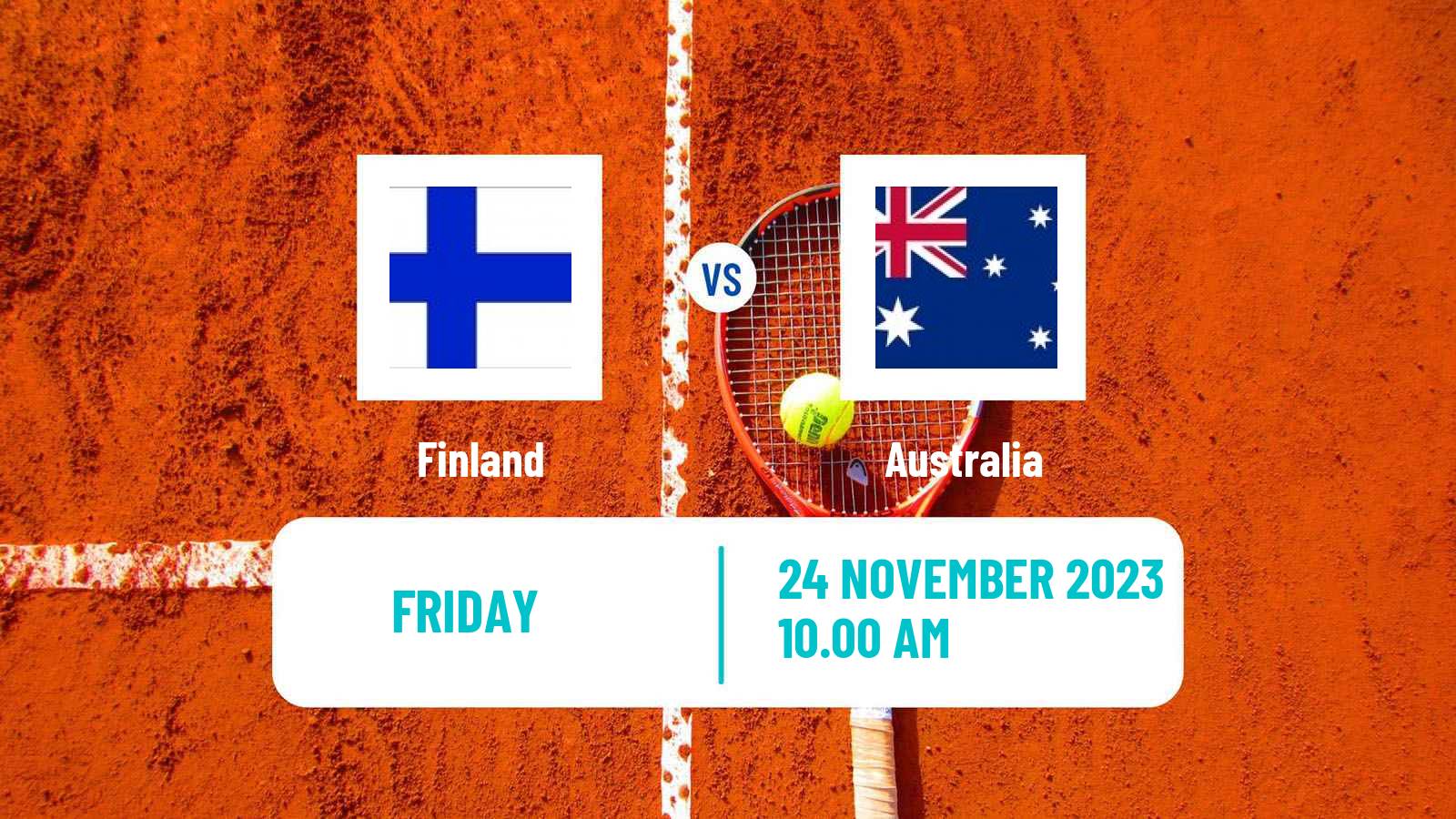 Tennis Davis Cup - World Group Teams Finland - Australia