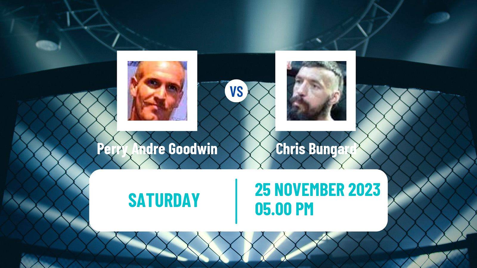 MMA Lightweight Cage Warriors Men Perry Andre Goodwin - Chris Bungard