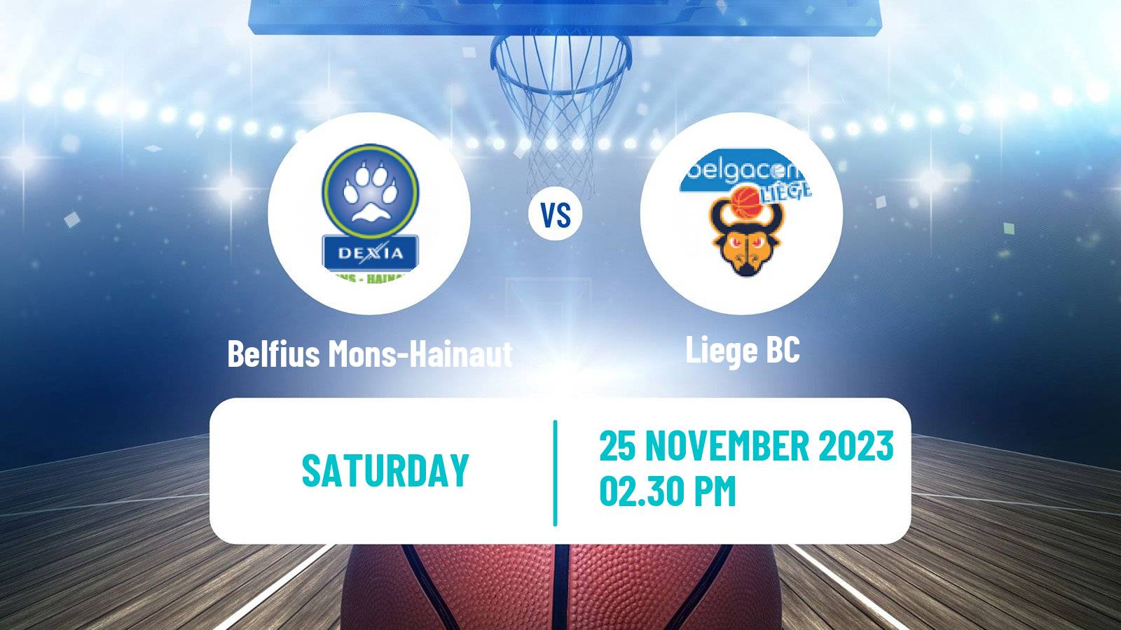 Basketball BNXT League Belfius Mons-Hainaut - Liege