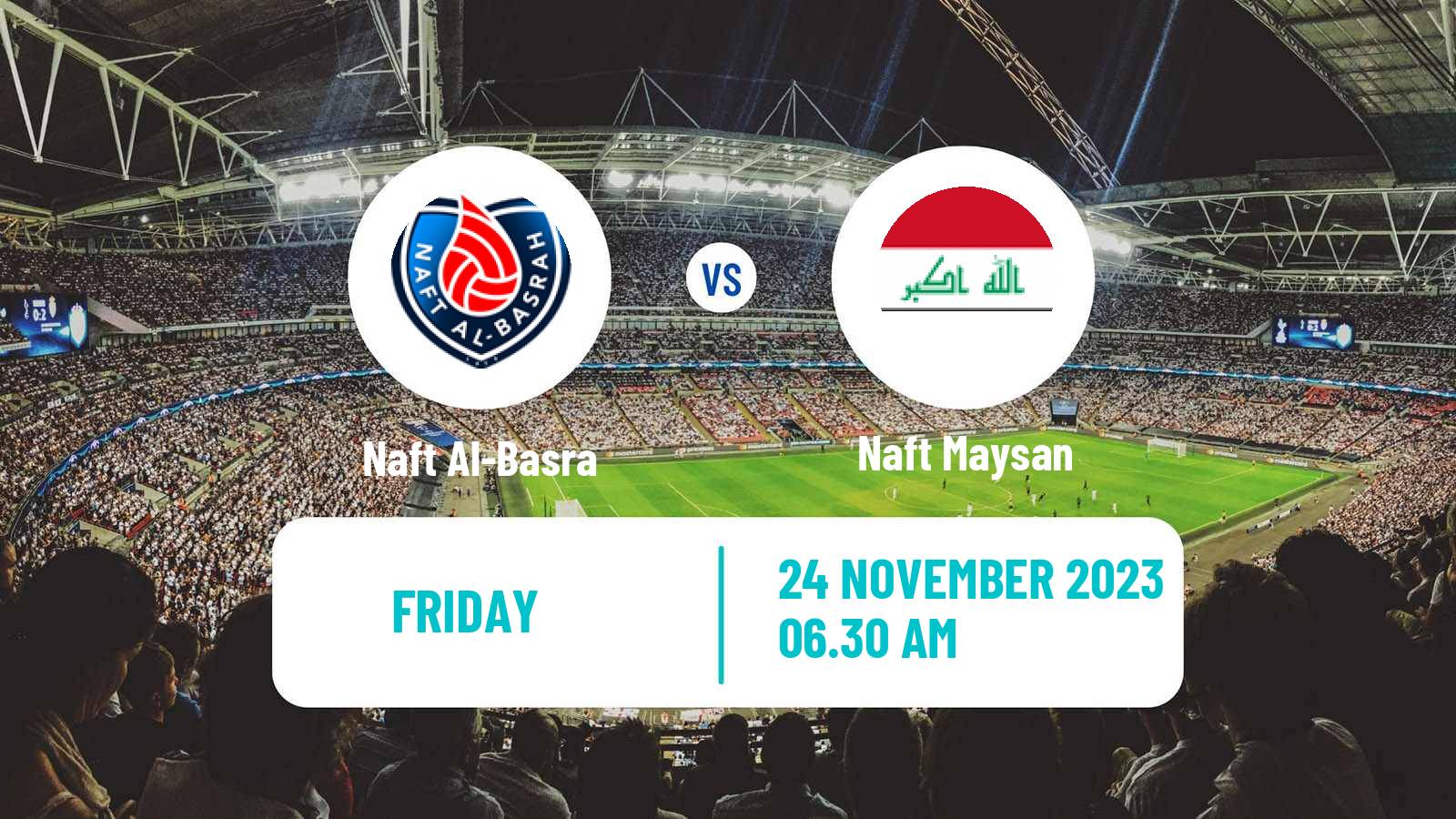 Soccer Iraqi Premier League Naft Al-Basra - Naft Maysan