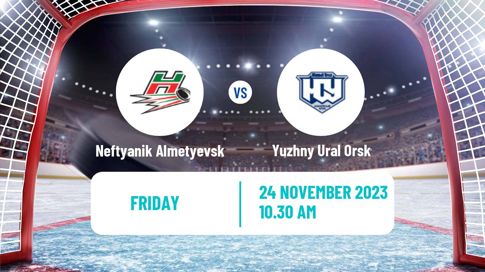 Hockey VHL Neftyanik Almetyevsk - Yuzhny Ural Orsk