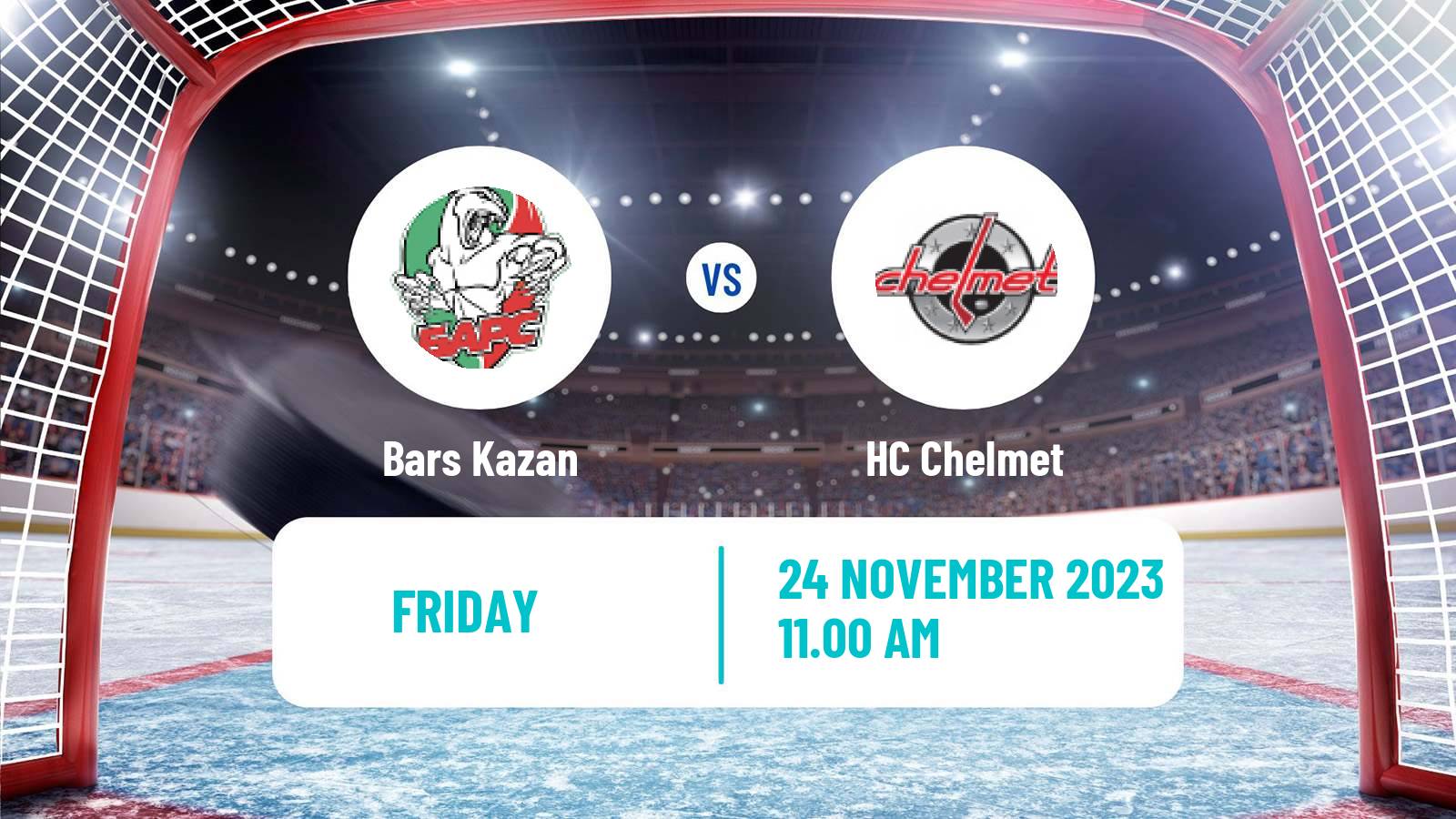 Hockey VHL Bars Kazan - Chelmet