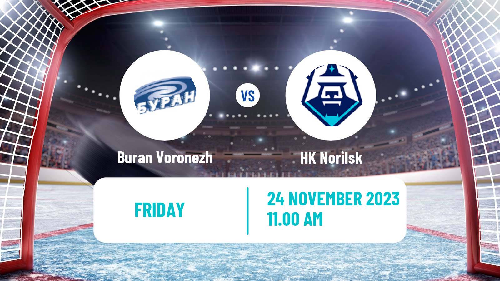 Hockey VHL Buran Voronezh - Norilsk