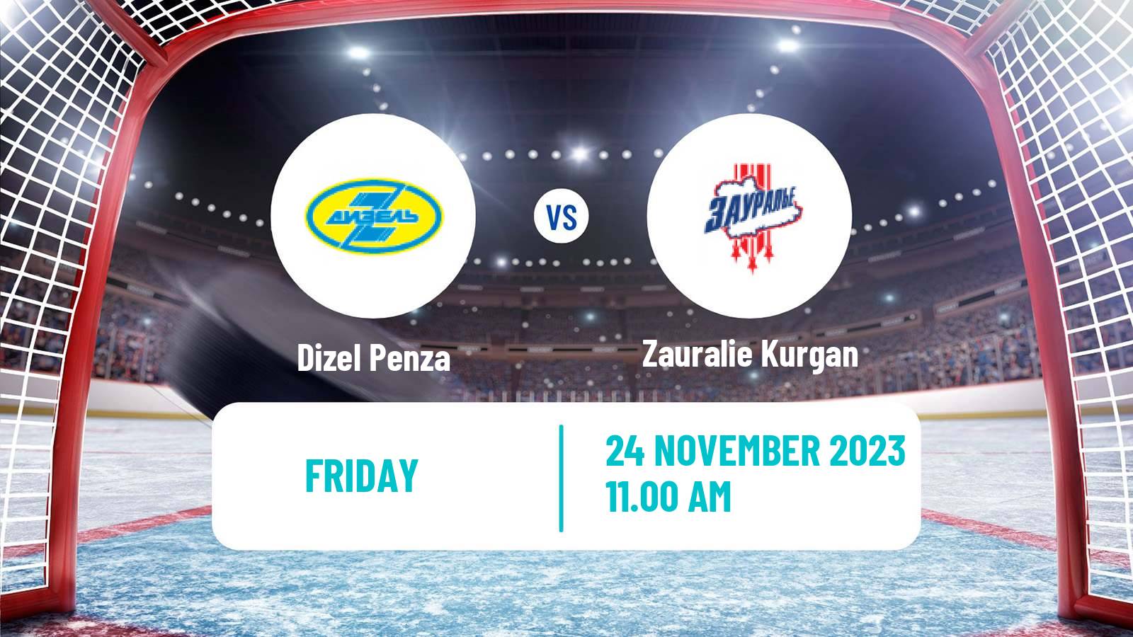 Hockey VHL Dizel Penza - Zauralie Kurgan