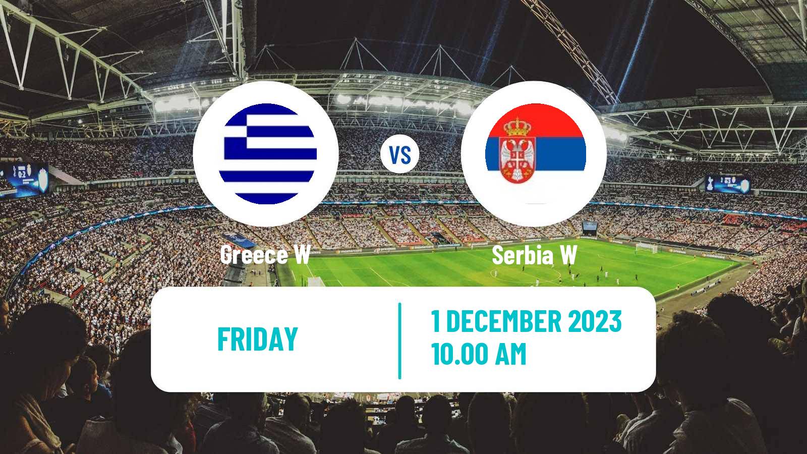 Soccer UEFA Nations League Women Greece W - Serbia W