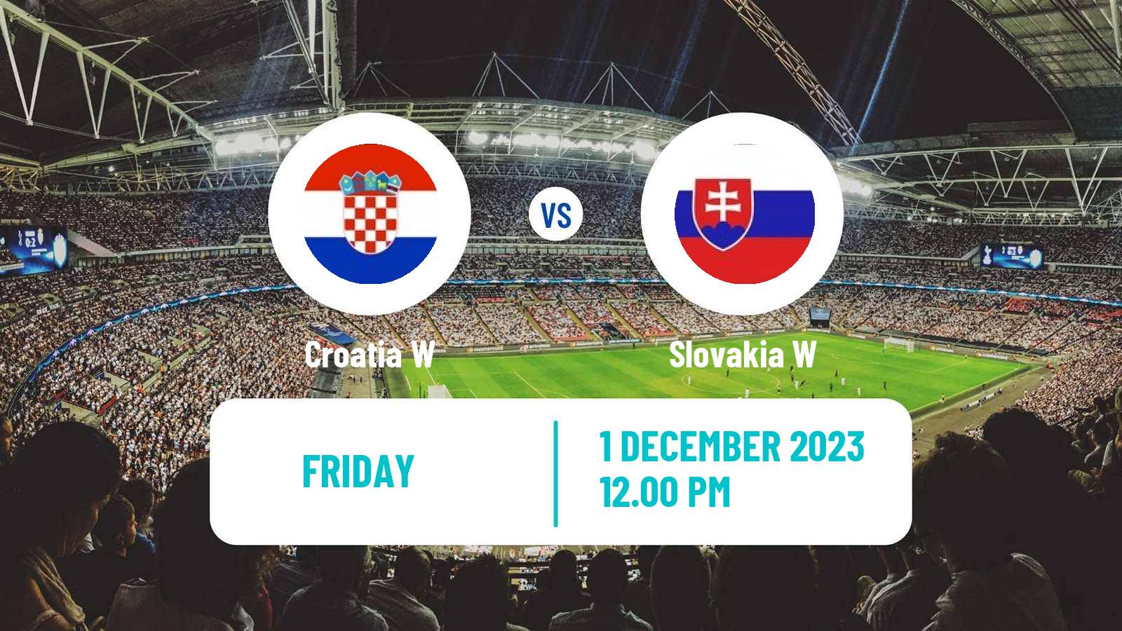 Soccer UEFA Nations League Women Croatia W - Slovakia W