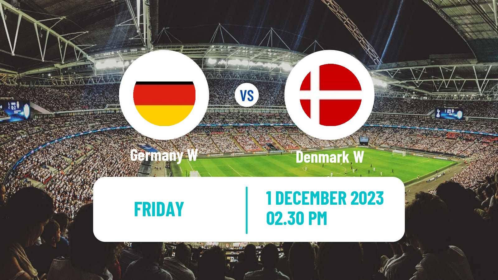 Soccer UEFA Nations League Women Germany W - Denmark W