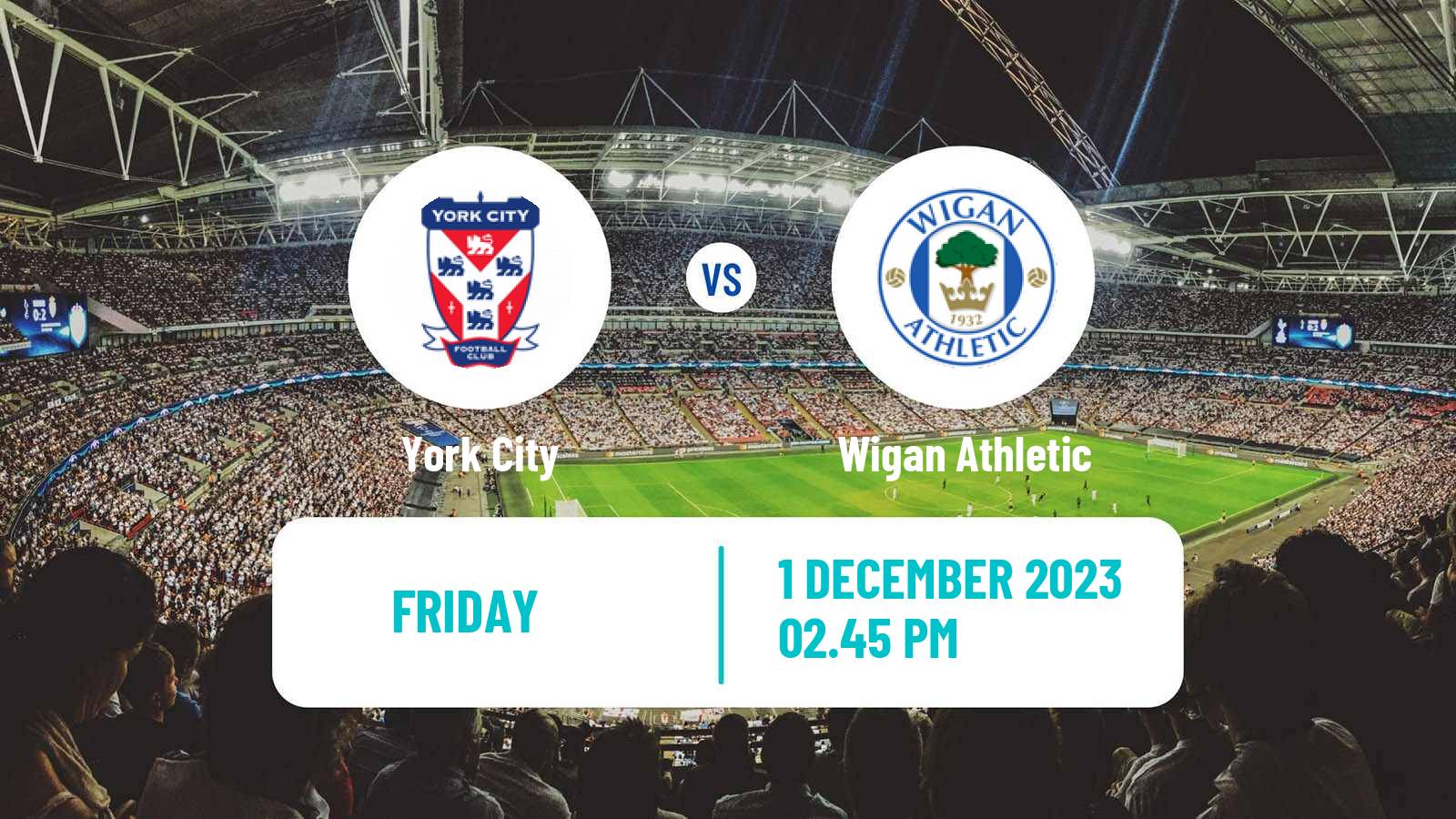 Soccer English FA Cup York City - Wigan Athletic