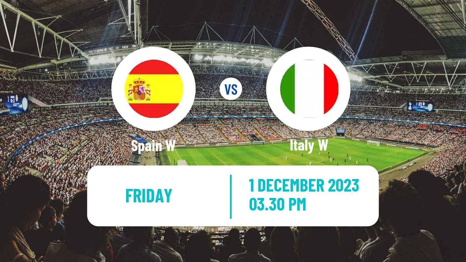 Soccer UEFA Nations League Women Spain W - Italy W