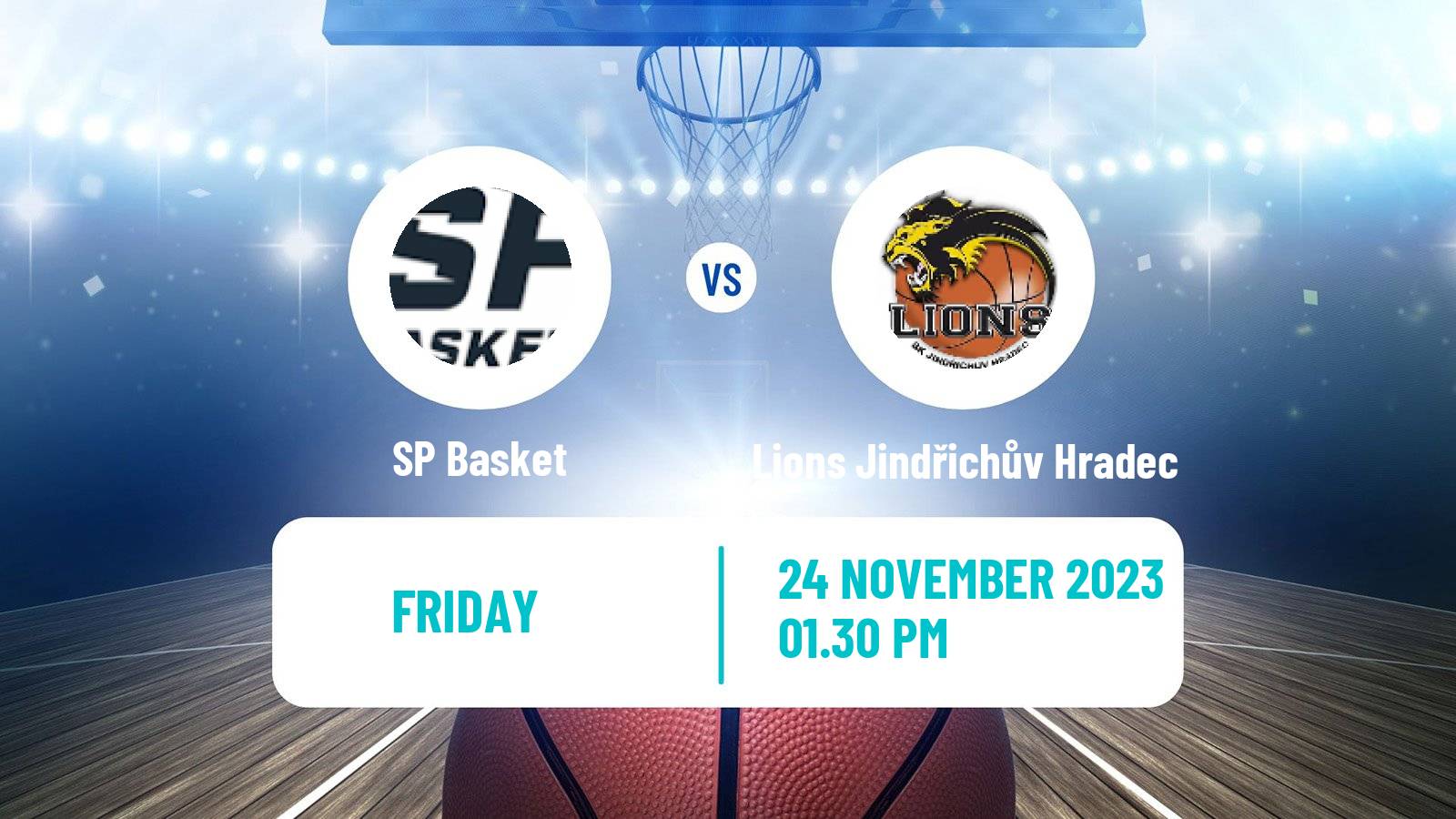 Basketball Czech 1 Liga Basketball SP Basket - Lions Jindřichův Hradec