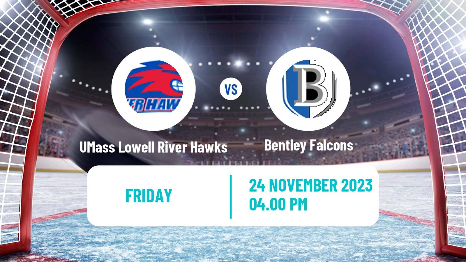 Hockey NCAA Hockey UMass Lowell River Hawks - Bentley Falcons