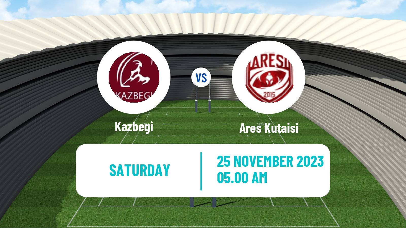 Rugby union Georgian Didi 10 Kazbegi - Ares Kutaisi