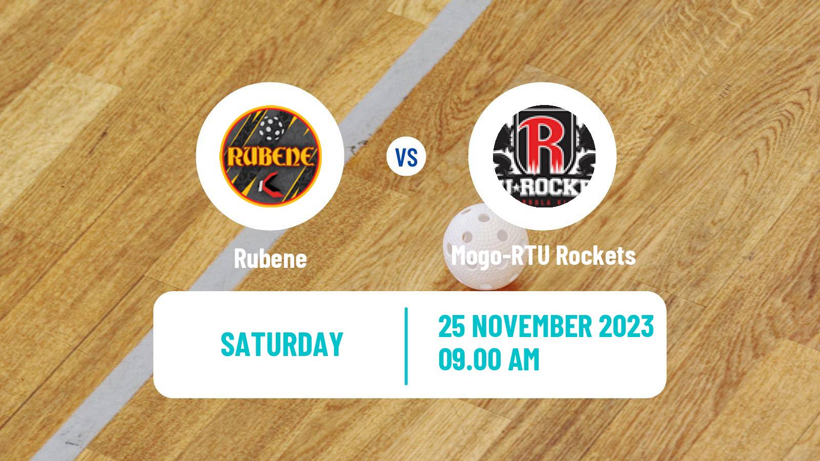 Floorball Latvian Elvi Liga Rubene - Mogo-RTU Rockets