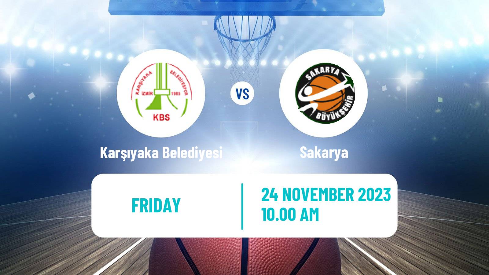 Basketball Turkish TB2L Karşıyaka Belediyesi - Sakarya