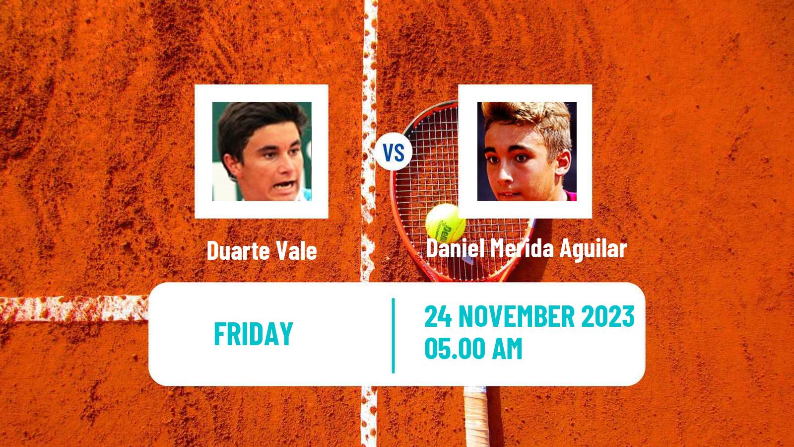 Tennis ITF M15 Alcala De Henares Men Duarte Vale - Daniel Merida Aguilar