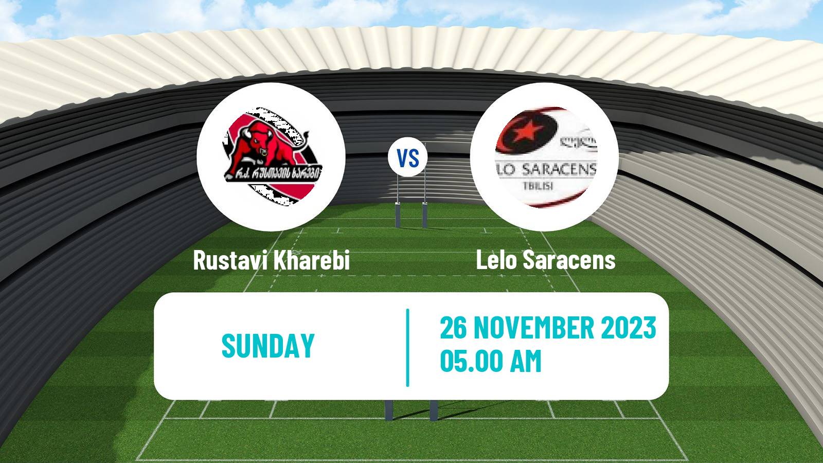 Rugby union Georgian Didi 10 Rustavi Kharebi - Lelo Saracens