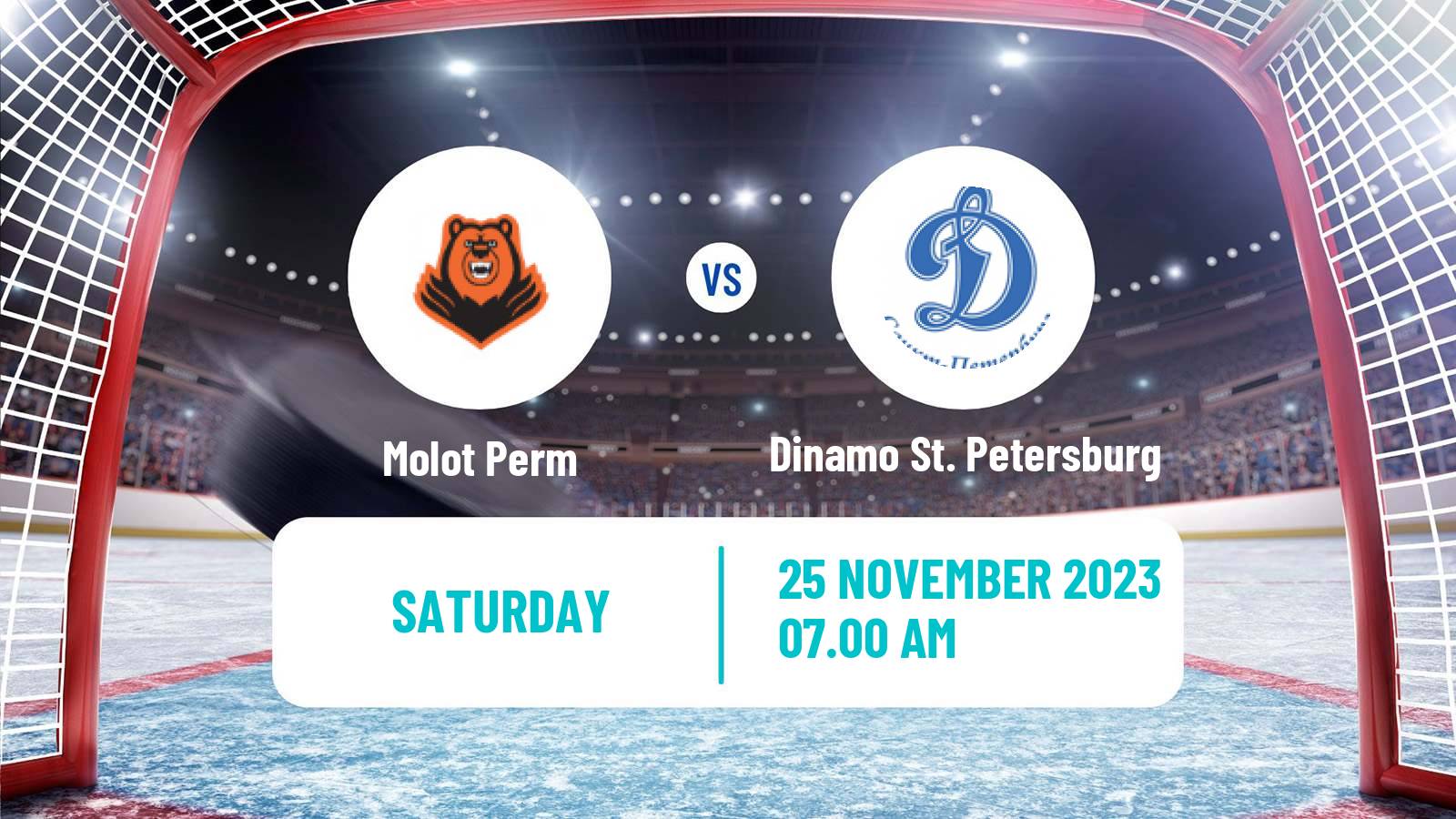 Hockey VHL Molot Perm - Dinamo St. Petersburg